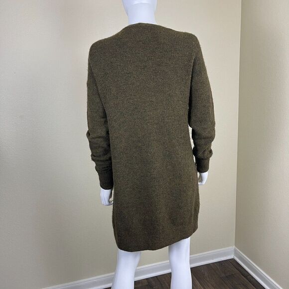 Wilfred Aritzia Women's Size XS Green Aronson Cardigan Sweater Wool Alpaca Cozy - Picture 6 of 12